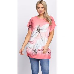 Bluzki damskie: Koralowa Bluzka Tattooed Heart