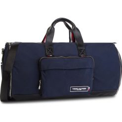 Torba TOMMY HILFIGER - Th Patch Convertible Weekender AM0AM04346 901. Niebieskie torby męskie skórzane TOMMY HILFIGER, bez wzorów, ze skóry ekologicznej, młodzieżowe. W wyprzedaży za 449,00 zł.