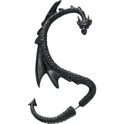 Alchemy Gothic The Dragon Lure Kolczyk - Earpin standard. Czarne kolczyki damskie marki Alchemy Gothic. Za 79,90 zł.