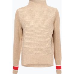 Swetry damskie: Tommy Hilfiger – Sweter damski z dodatkiem kaszmiru, beżowy
