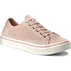 Tenisówki TOMMY HILFIGER - Knitted Light Weight Lace Up FW0FW03362 Dusty Rose 502. Różowe półbuty damskie TOMMY HILFIGER, bez wzorów, z gumy, bez zapięcia. W wyprzedaży za 229,00 zł.
