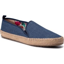 Espadryle EMU AUSTRALIA - Gum W11385 Dark Denim. Niebieskie espadryle damskie EMU Australia, na co dzień, bez wzorów, z tworzywa sztucznego, bez obcasa, na płaskiej podeszwie, bez zapięcia. W wyprzedaży za 209,00 zł.