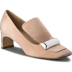 Półbuty EVA MINGE - Basauri 3H 18CP1372351ES 203. Czerwone półbuty damskie skórzane marki Eva Minge, eleganckie, na obcasie. W wyprzedaży za 319,00 zł.