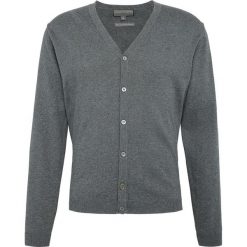 Finshley & Harding - Sweter męski – Pima-Cotton/Kaszmir, szary. Szare swetry rozpinane męskie marki Finshley & Harding, m, z bawełny. Za 179,95 zł.