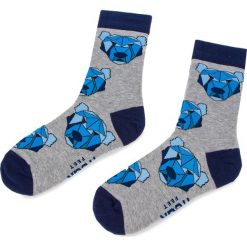 Skarpety Wysokie Unisex FREAK FEET - LPOL-GRN Niebieski Szary. Szare skarpetki damskie marki Freak Feet, z elastanu. Za 19,99 zł.