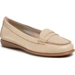 Mokasyny THE FLEXX - F1085/02 Beige. Brązowe mokasyny damskie The Flexx, ze skóry. W wyprzedaży za 269,00 zł.