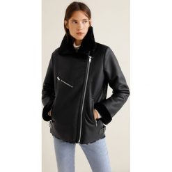 Mango - Kurtka Dalsi. Czarne kurtki damskie Mango, l, z materiału. Za 349,90 zł.
