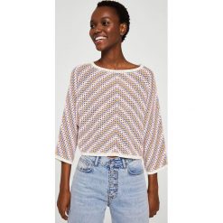 Mango - Sweter Pride. Szare bez kategorii Mango, s, z bawełny, z dekoltem w łódkę. W wyprzedaży za 99,90 zł.