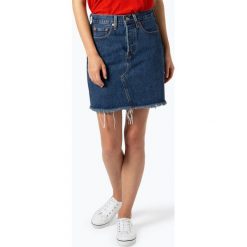 Levi's - Jeansowa spódnica damska, niebieski. Niebieskie spódniczki damskie Levi's®, na imprezę, s, bez wzorów, z bawełny. Za 239,95 zł.