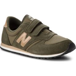 Sneakersy NEW BALANCE - KE420ATY Zielony. Zielone półbuty dziewczęce New Balance, na rzepy. W wyprzedaży za 179,00 zł.