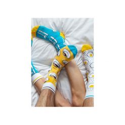 BananaSocks - skarpetki JAJECZNICA. Czerwone skarpetki męskie marki Happy Socks, z bawełny. Za 27,99 zł.