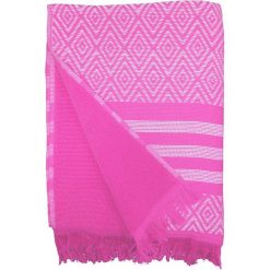 Kąpielówki męskie: Fouta „Alcati” w kolorze fuksji – 160 x 90 cm