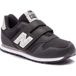Sneakersy NEW BALANCE - YV373BG Czarny. Czarne trampki chłopięce New Balance, bez wzorów, ze skóry ekologicznej, na rzepy. Za 249,99 zł.
