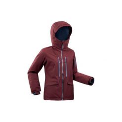Kurtka narciarska freeride JKT SKI FR500 damska. Niebieskie kurtki damskie WED'ZE, s, bez wzorów, z elastanu, bez kaptura, narciarskie. Za 499,99 zł.