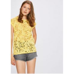 Desigual - Top Local Hero. Szare topy damskie Desigual, m, z bawełny, z okrągłym kołnierzem. W wyprzedaży za 139,90 zł.