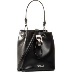 Torebka KARL LAGERFELD - 201W3095 Black. Czarne torebki klasyczne damskie KARL LAGERFELD, bez wzorów, ze skóry, bez dodatków. W wyprzedaży za 1019,00 zł.