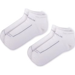 Zestaw 2 par niskich skarpet męskich TOM TAILOR - 90117 White 660. Białe skarpetki męskie marki Tom Tailor, bez wzorów, z elastanu. Za 29,00 zł.