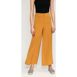 Answear - Spodnie Wild Nature. Niebieskie spodnie damskie ANSWEAR, s, z haftami, z poliesteru, eleganckie. W wyprzedaży za 34,90 zł.