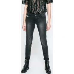 Sublevel - Jeansy. Szare jeansy damskie Sublevel, s, bez wzorów, z elastanu, z obniżonym stanem. W wyprzedaży za 59,90 zł.