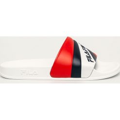 Fila - Klapki Marina Slipper. Czarne klapki damskie Fila, bez wzorów, z gumy, bez obcasa, na obcasie. W wyprzedaży za 99,90 zł.