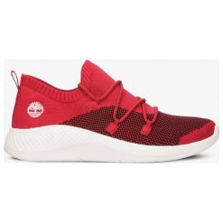 Timberland Flyroam Go Stohl Oxford buty męskie, czerwony, rozmiar 43. Czerwone buty sportowe męskie Timberland, z materiału, na sznurówki. W wyprzedaży za 239,99 zł.