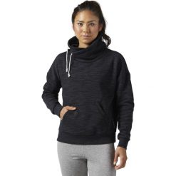 Reebok Bluza damska El Marble BB Cowl czarna r. M (BR5265). Czarne bluzy damskie Reebok, m. Za 119,99 zł.