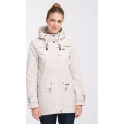 Parka przeciwdeszczowa w kolorze kremowym. Kurtki damskie Schmuddelwedda. W wyprzedaży za 257,95 zł.