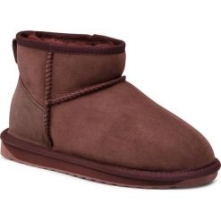 Buty EMU AUSTRALIA - Stinger Micro W10937 Burnt Rust. Pomarańczowe kozaki damskie EMU Australia, ze skóry, bez obcasa, bez zapięcia. Za 579,00 zł.