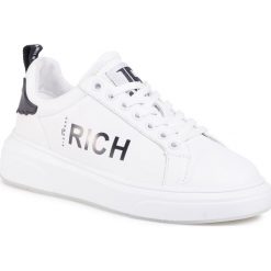 Sneakersy JOHN RICHMOND - 1230 C Bianco. Białe półbuty damskie John Richmond, na co dzień, bez wzorów, ze skóry, bez obcasa, na płaskiej podeszwie, bez zapięcia. W wyprzedaży za 589,00 zł.