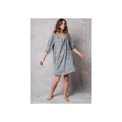 Srebrna sukienka Wesna. Niebieskie sukienki dziewczęce Nalu bodywear, na wiosnę, bez wzorów, z wiskozy, bez rękawów, koszulowe. Za 329,00 zł.