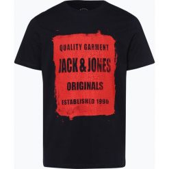 Jack & Jones - T-shirt męski – Jorrejistood, niebieski. Niebieskie t-shirty męskie Jack & Jones, xl, bez wzorów, bez kołnierzyka. Za 39,95 zł.
