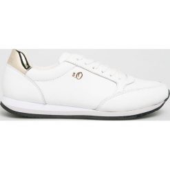 S. Oliver - Buty. Białe buty sportowe damskie S.Oliver, bez wzorów, ze skóry, sportowe. W wyprzedaży za 269,90 zł.