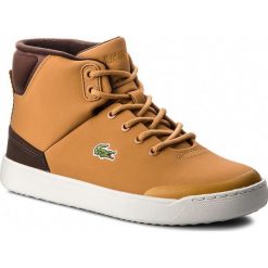 Sneakersy LACOSTE - Explorateur Classic3181CAJ 7-36CAJ0006434 Dk Tan/Dk Brw. Pomarańczowe półbuty damskie Lacoste, ze skóry ekologicznej. W wyprzedaży za 279,00 zł.