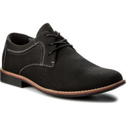 Półbuty OTTIMO - M16SS025-4 Czarny. Czarne derby męskie Ottimo, z materiału. Za 99,99 zł.