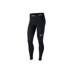 Legginsy fitness kardio damskie. Czarne legginsy sportowe damskie Nike, s, bez wzorów, z elastanu, na fitness i siłownię. Za 139,99 zł.