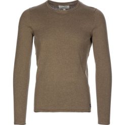 Sweter w kolorze oliwkowym. Brązowe swetry męskie Tom Tailor, s, bez wzorów, z bawełny, z okrągłym kołnierzem, bez kaptura. W wyprzedaży za 52,95 zł.