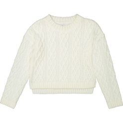 Krótki sweter z fakturą 10-16 lat. Szare swetry chłopięce marki La Redoute Collections, z okrągłym kołnierzem. Za 102,86 zł.