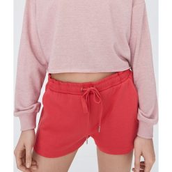 Dresowe szorty - Pomarańczowy. Pomarańczowe szorty damskie Sinsay, xl, bez wzorów, z dzianiny. Za 19,99 zł.