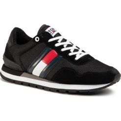 Sneakersy TOMMY JEANS - Casual Tommy Jeans Sneaker EM0EM00399 Black BDS. Czarne sneakersy męskie Tommy Jeans, na co dzień, bez wzorów, z jeansu, casualowe, bez zapięcia. Za 399,00 zł.