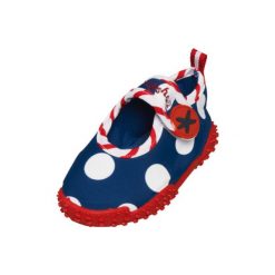 Playshoes Buty do wody Konik wodny blue - niebieski - Gr.Moda (6 - 24 miesięcy ). Niebieskie buciki niemowlęce marki Playshoes, z tkaniny. Za 59,00 zł.