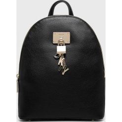 Dkny - Plecak skórzany. Czarne plecaki damskie DKNY, bez wzorów, ze skóry. Za 1199,00 zł.
