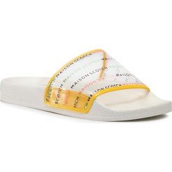 Klapki SCOTCH & SODA - Alie 20769576 White S29. Białe klapki damskie Scotch & Soda, bez wzorów, z tworzywa sztucznego, bez obcasa. W wyprzedaży za 139,00 zł.