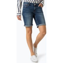 Tommy Jeans - Damskie krótkie spodenki jeansowe, niebieski. Niebieskie szorty damskie Tommy Jeans, bez wzorów, z jeansu. Za 299,95 zł.