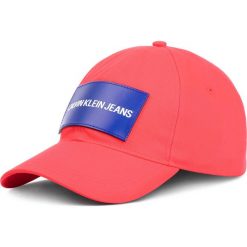 Czapka z daszkiem CALVIN KLEIN JEANS - Cap M K40K400863 634. Czerwone czapki damskie Calvin Klein Jeans, bez wzorów, z bawełny. Za 159,00 zł.