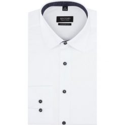 Koszula bexley 2877 długi rękaw custom fit biały. Białe koszule męskie Recman, m, bez wzorów, bez kołnierzyka, z długim rękawem. Za 139,00 zł.