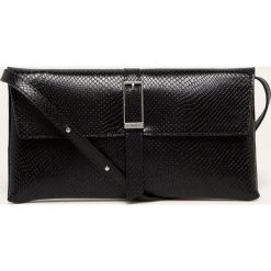 Calvin Klein - Torebka. Żółte listonoszki damskie Calvin Klein, bez wzorów, ze skóry ekologicznej, na ramię, bez dodatków. Za 399,90 zł.