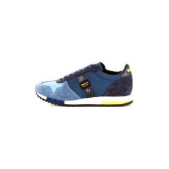 Buty Blauer 8FQUINCY01/NYL. Niebieskie trampki męskie marki Blauer, bez wzorów, bez zapięcia. Za 277,41 zł.