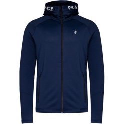 Bluza PEAK PERFORMANCE RIDER ZIP HOOD. Czarne bluzy męskie s, z nadrukiem, z tkaniny, z kapturem. W wyprzedaży za 498,00 zł.