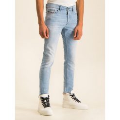 Jeansy Slim Fit Diesel D-Luster 00SID9 0095U. Niebieskie jeansy męskie Diesel, m, bez wzorów. W wyprzedaży za 369,00 zł.