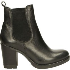 Botki - 603 BUFA NERO. Szare botki damskie skórzane Venezia. Za 259,00 zł.